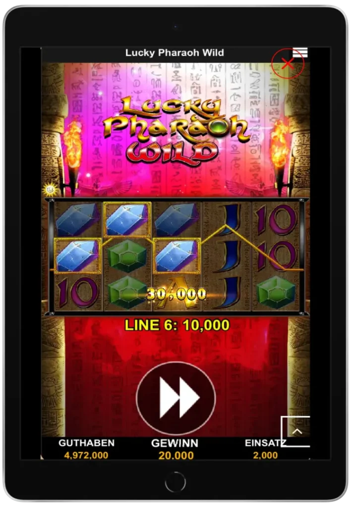 lucky pharaoh app tablet